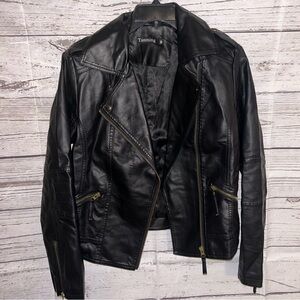 Faux Leather Jacket